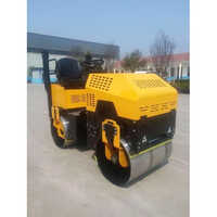 Yellow Tandem Vibratory Roller