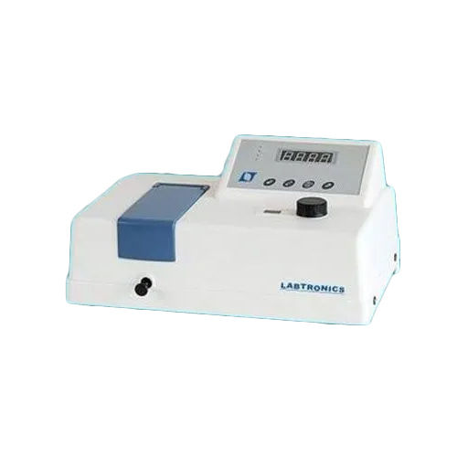 White Single Beam Digital Spectrophotometer