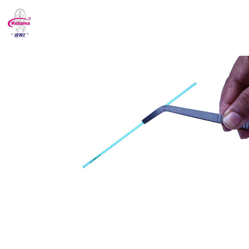 Tweezers Forceps For Straw Holding Veterinary Ai Use I Stainless Steel (1 Pcs) - Color: Silver