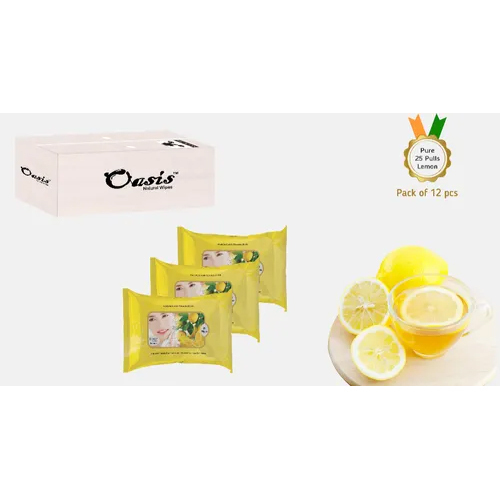 Pure Natural Wipes 25 Pulls Packs - Non Woven Spun Lace, 150 x 200 mm | Antibacterial, Fragranced, Eco-Friendly, Bio-Degradable