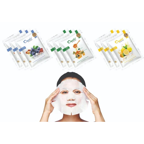 Oasis Face Sheet Mask - Bamboo Material | Single Use, Ideal for Adults, Store in a Dry Place for Optimal Quality
