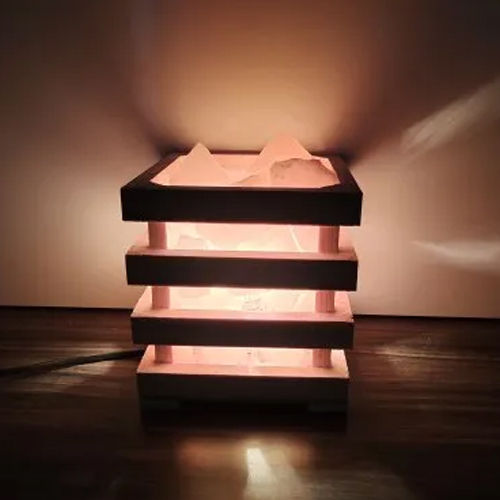 Wooden Salt Lamp