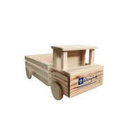 Pinewood Truck - Wood, Matt Finish, Polished Texture | Home Decoration With Sports Theme