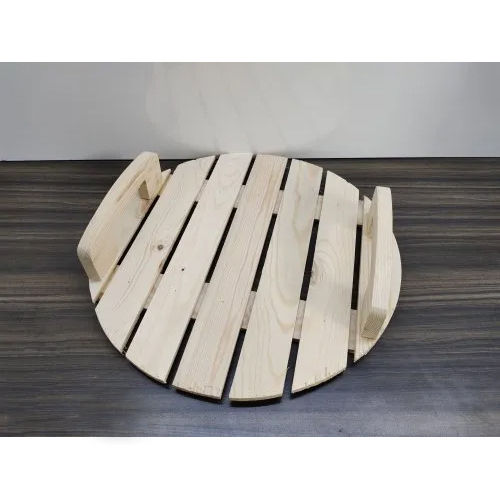 Light Brown Pinewood Serving Platter