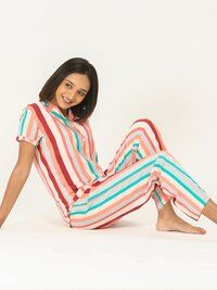 Womens  Button Pajama set