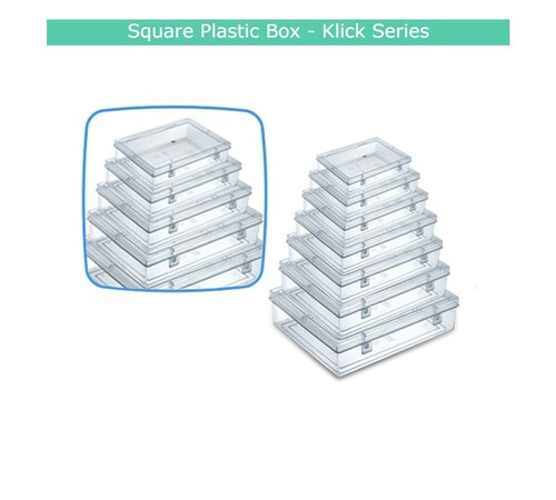 Square Plastic Containers With Lid Klick