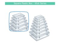 Square Plastic Containers With Lid Klick