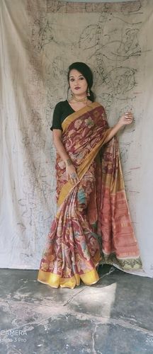 Casual Jari Border Korian Tassur Saree