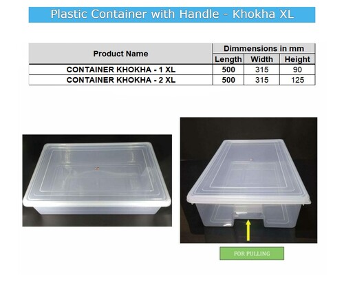 Khokha Plastic Box with Handle