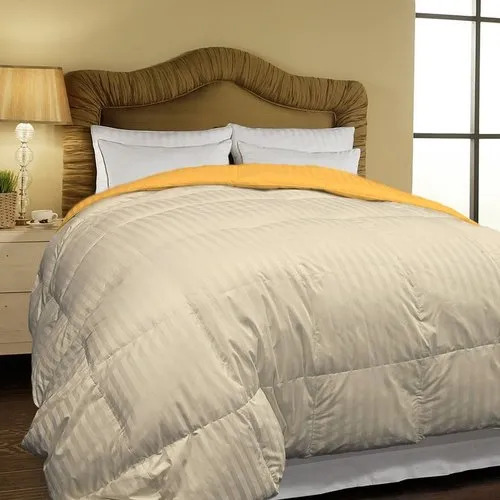 Micro Grey Stripe Bed Comforter