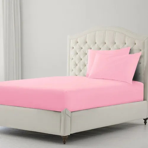 Pink Satin Bed Sheet