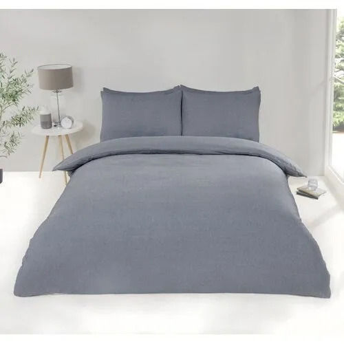 Grey Satin Bed Sheet