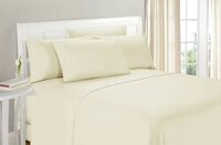 Ivory Satin Bed Sheet