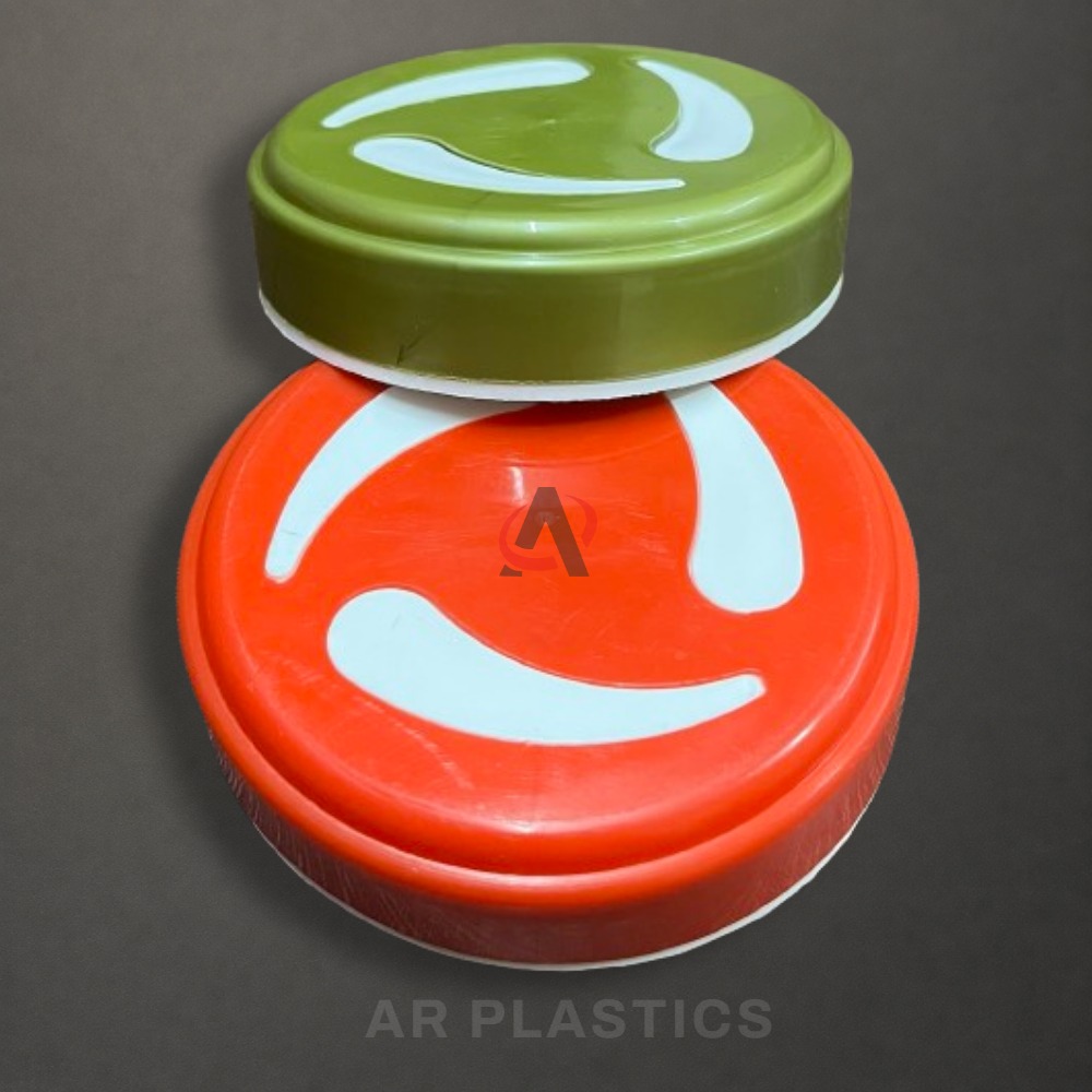 83 MM Double Color Cap - Plastic, 83 MM Diameter, All Colors Available | Screw Cap for Jars, User-Friendly, Lightweight, High Strength