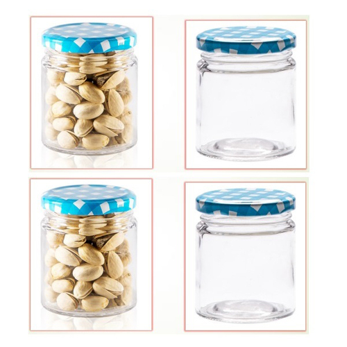 (JR 200)2Pcs Jar With Lid Set