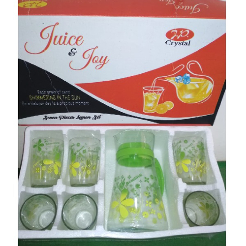 Juice Glass With Jug Set