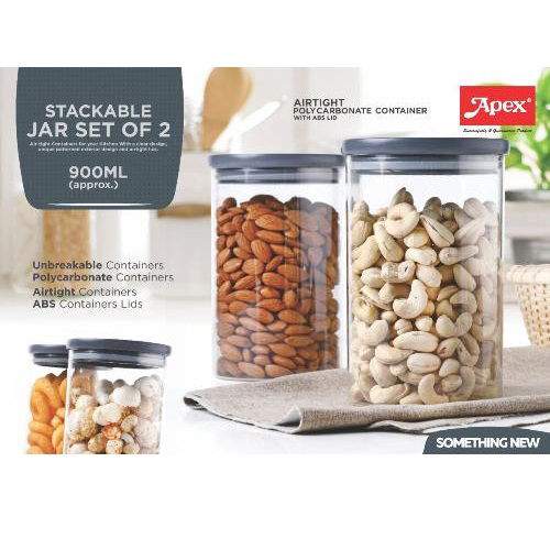 Stackable Jar Set Of Two