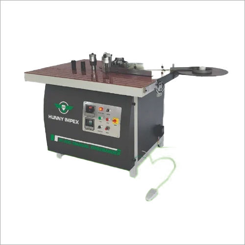 Black Manual Edge Bander Machine