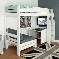 Bed With Study Table