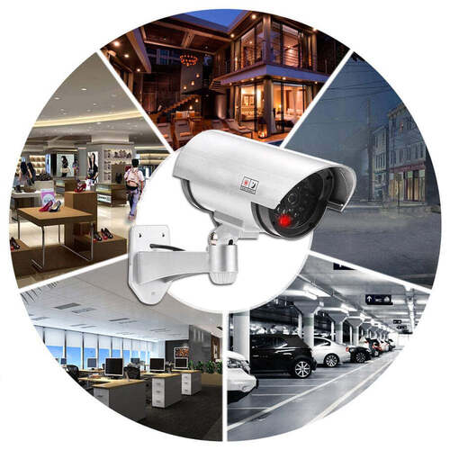 Wireless Security CCTV False Outdoor Fake Dummy Piece IR Camera (1481)