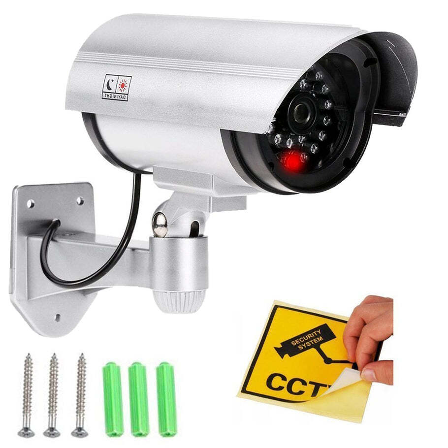Wireless Security CCTV False Outdoor Fake Dummy Piece IR Camera (1481)