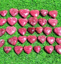 Thulite Hearts