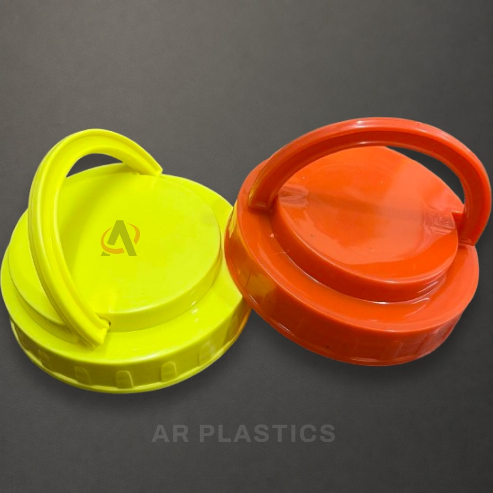 Plastic Handle Jar Cap - 83mm Diameter, Lightweight Plastic Material, Available in All Colors, User-Friendly Screw Cap
