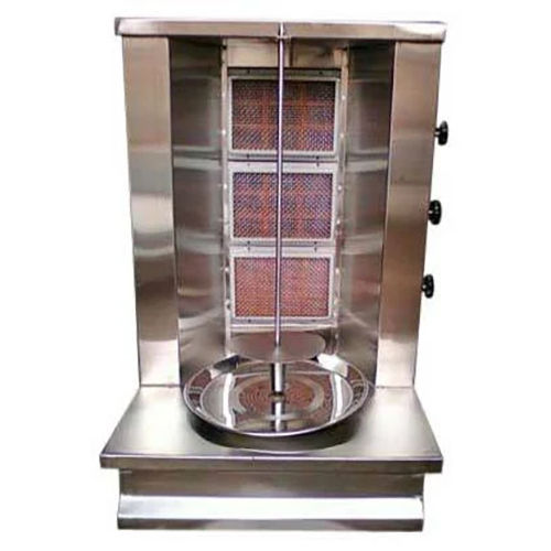 Silver Shawarma Machine