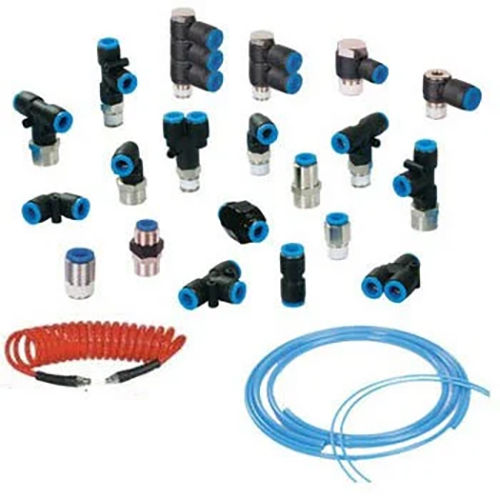 Blue Pu Pipe Fittings And Accessories