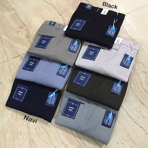 7 Colour Available Mens Wear Plated Cotton Pent