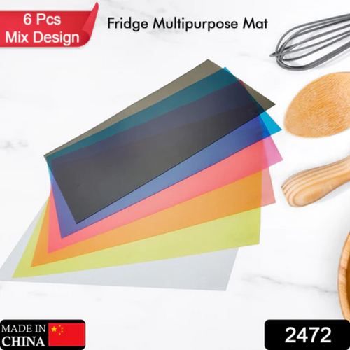 Fridge Multipurpose Mat Plastic Flexible Mat Anti Slip Refrigerator Mat Drawer Mat/ Place mat Set Fridge Mat
