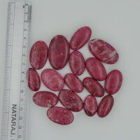 Natural Gemstone Cabochons Thulite Crystal Cabs For Jewelry Making