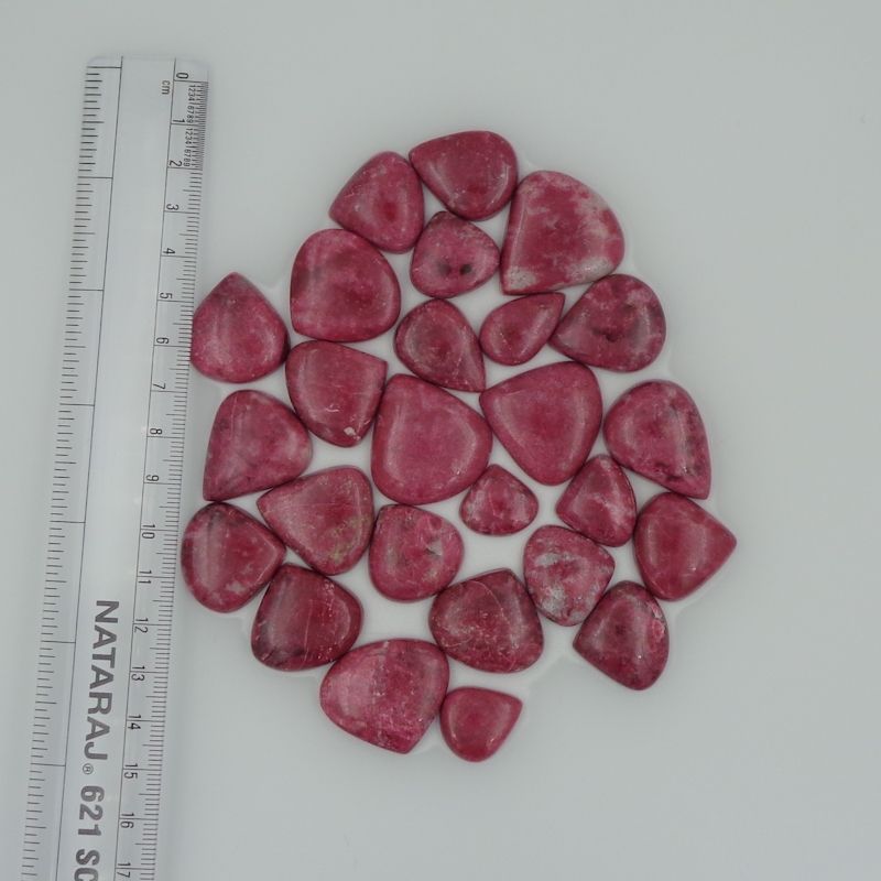 Natural Gemstone Cabochons Thulite Crystal Cabs For Jewelry Making