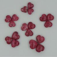 Natural Gemstone Heart Thulite Crystal Hearts