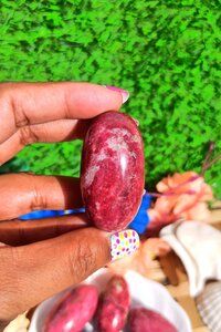 Natural Gemstone Shiv Lingam Thulite Crystal Lingam