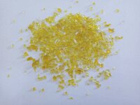 Yellow Color Transparent Glass Cullet Chips And Beads Premium Tiles And Terrazzo Flooring Used Product High Demanded - Density: 1 Gram Per Cubic Centimeter(g/cm3)