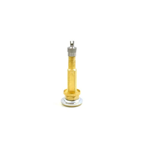 Silver And Golden Tractor Tube Valve