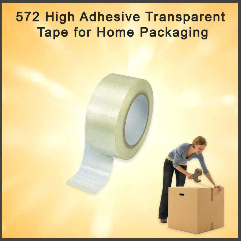 High Adhesive Transparent Tape for Home Packaging (0572)
