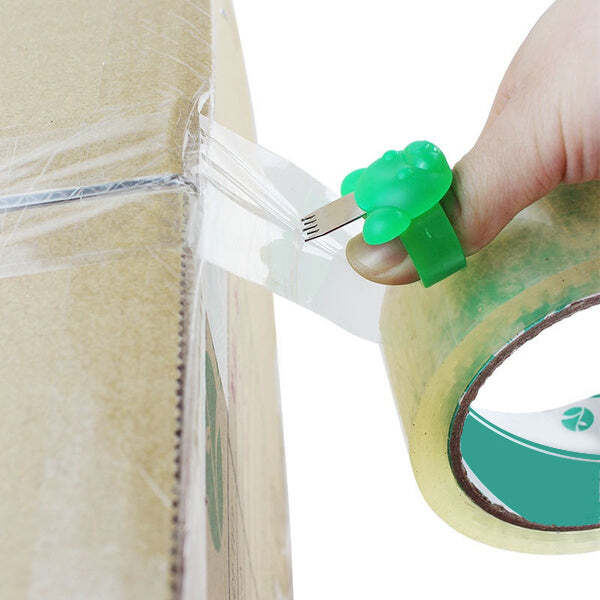 Easy and Portable Finger Tape Cutter For Packing Boxes (1674)