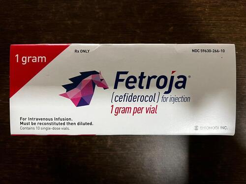 Fetroja cefiderocol for injection