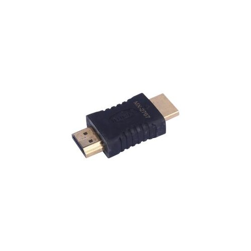 HDMI Jointer - Male to Male Adapter | Black, Ideal for Audio and Video Applications