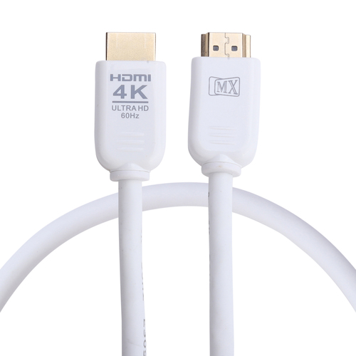 HDMI CABLE MALE TO HDMI MALE CORD - PVC 1.5 to 50 Meter Length White | Ultra High Speed 60Hz 120Hz Gold Plated Audio Return Channel 3D Support