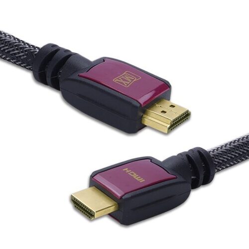 MX HDMI CABLE - 1.4 VERSION WITH NYLON MESH - 26 AWG - SUPPRESSION CORE - 5 MTR