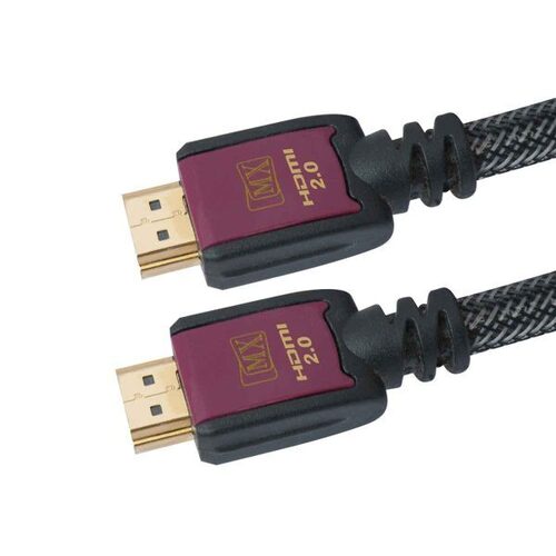 MX HDMI 2.0 MALE TO HDMI 2.0 MALE HI - SPEED CABLE WITH ETHERNET - 3 MTRS