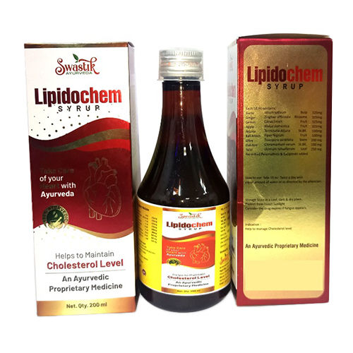 Ayurvedic Medicine 200 Ml Cholesterol Level Syrup