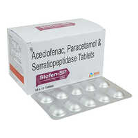 Aceclofenac Paracetamol And Serratiopeptidase Tablets