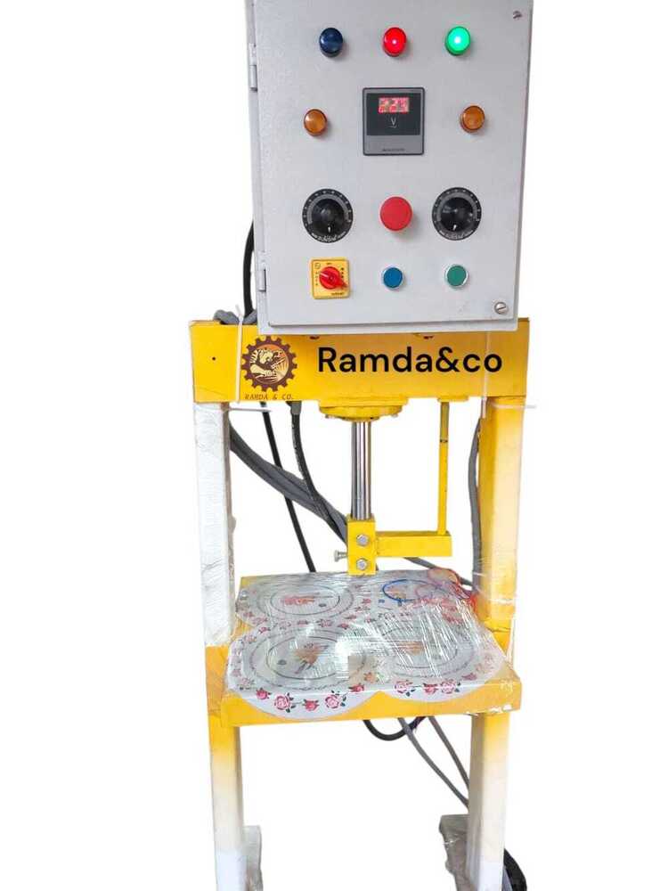 Hydraulic Single Die Paper Plate Machine - Material: Stainless Steel