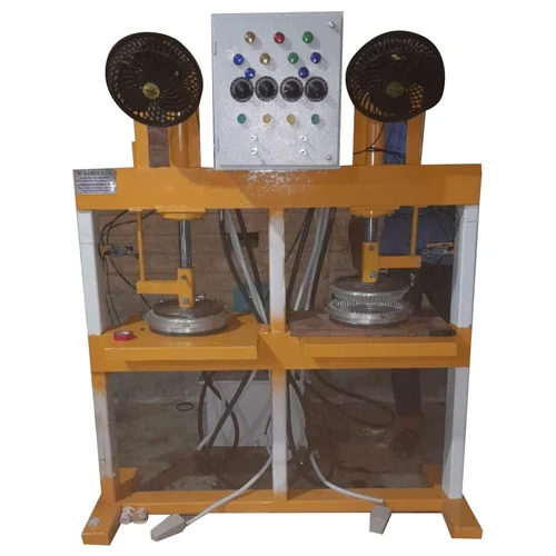Double Cylinder Hydrolic Machine - Color: Orange