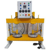 Yellow Double Die Paper Plate Making Machine