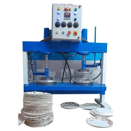 Double Die Paper Plate Making Machine